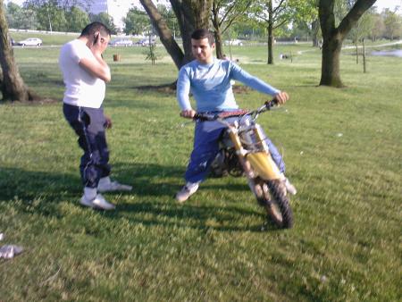 morad et  moi en mode compet